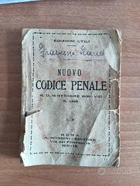 Nuovo Codice Penale A. Mondini Editore 1931-IX