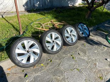 Cerchi in lega 17 originali Volkswagen golf 8