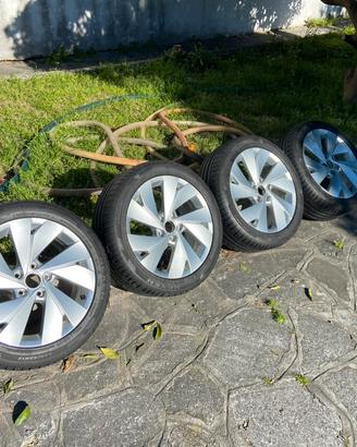 Cerchi in lega 17 originali Volkswagen golf 8