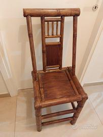 sedia bamboo vintage