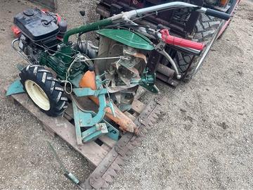 motocoltivatore tagliaerba con fresa e aratro Gold