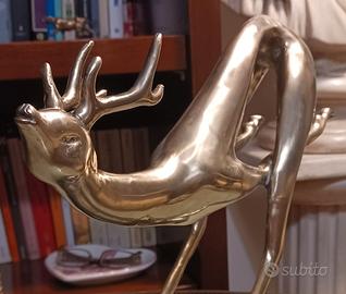 Scultura in ottone - artista Somchai Hattakitkosol