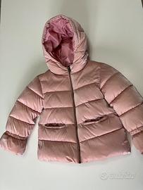 Piumino Benetton bambina rosa taglia 4/5 anni