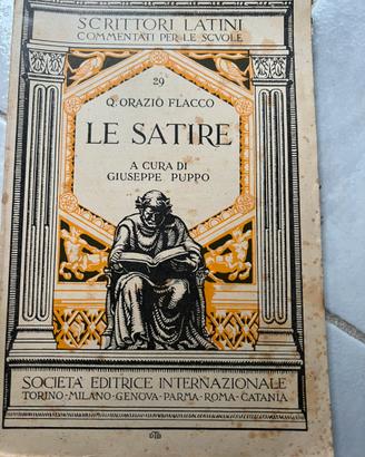Le satire - Orazio Flacco - 1954