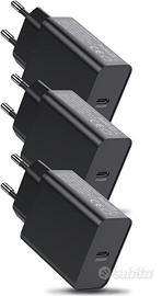 3 Caricabatterie 45W USB C Ricarica Ultra Veloce