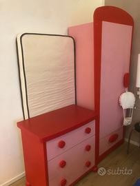 Cameretta rosa mod. Ikea Mammut