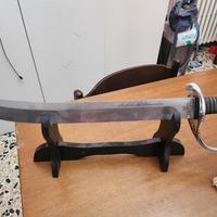 sciabola  per bottiglie  e porta bottiglia metallo