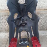Seggiolino bici anteriore con parabrezza