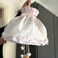Lampadario puccio rosa Nanan con lampadina