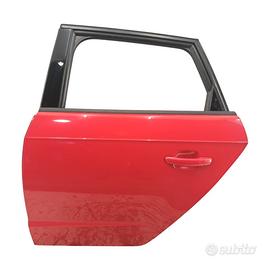 Porta posteriore sinistra Audi A3 8V 2013 rossa