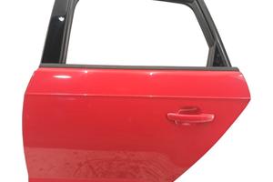 Porta posteriore sinistra Audi A3 8V 2013 rossa