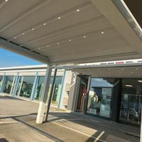 Pergola Gibus con tetto apribile