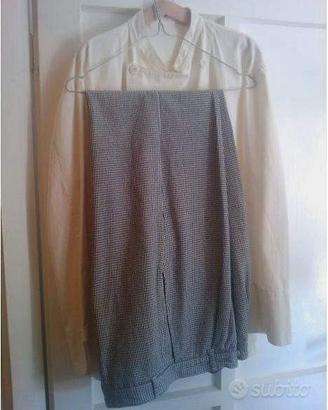 Giacca e pantaloni da cuoco