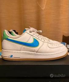 Nike air force 1 white poison green