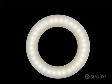 Kit Ring LightLEDcon treppiede,supporto smartphone