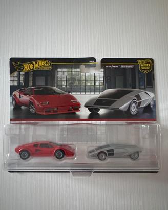 Hotwheels Lamborghini countach e lancia stratos
