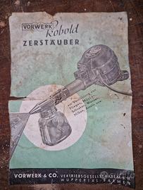 aspirapolvere folletto vintage 