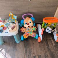 3 giochi, 1 tavolo attività & 2 Primi Passi