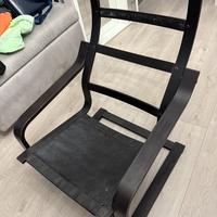 sedia a dondolo ikea poang