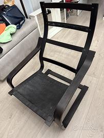 sedia a dondolo ikea poang