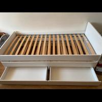 Letto divano/letto estraibile con contenitori Ikea