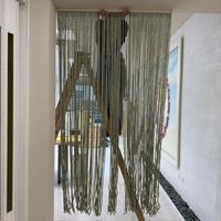 Tenda a corde col. Bianco e verde