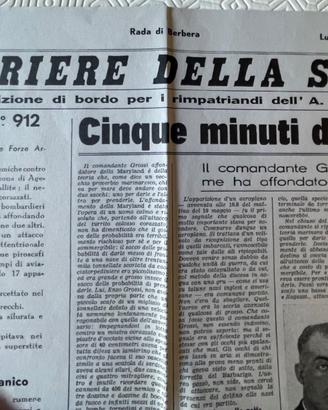 Edizione di bordo del Corriere della Sera, 1942