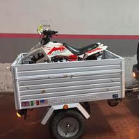 Quad 125 e rimorchio Targato
