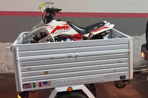 Quad 125 e rimorchio Targato