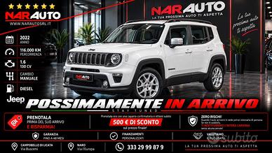 Jeep Renegade 1.6 Mjt 130 CV AUTOCARRO Limited 202