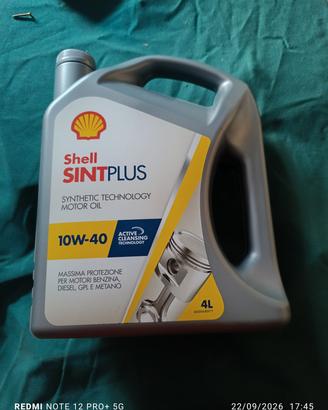 Olio Motore Shell SINTPLUS 10W-40