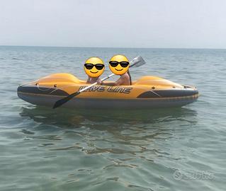 kayak Canoa gonfiabile con pagaia