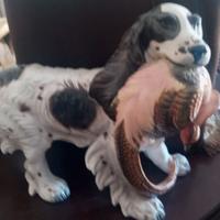 CANE CON SELVAGGINA I N CERAMICA NUMERATA