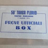Materiale vario targa florio e automobilismo