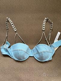 Reggiseno in jeans strass e perle ! 2 c!
