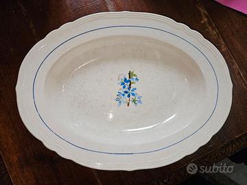 Piatto da portata in ceramica S.C. Richard XIX sec
