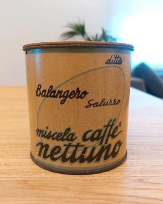 Scatola cilindro piccola vintage Balangero Saluzzo