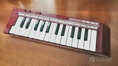 Vintage Bontempi Polyphonic Synth Tastiera Base BK