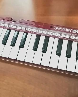 Vintage Bontempi Polyphonic Synth Tastiera Base BK
