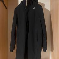 K-Way giacca lunga impermeabile Thomas Bonded nera