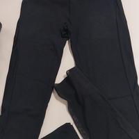 Pantalone lungo nero nei fianchi un pò trasparente