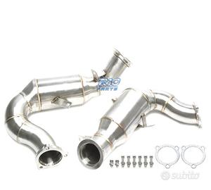 SOPPRESSORE DOWNPIPE PORSCHE MACAN 14-18 ACCIAIO 9