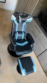 Sedia da gaming reclinabile