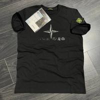 t shirt stone island nera tg xl nuova mai usata