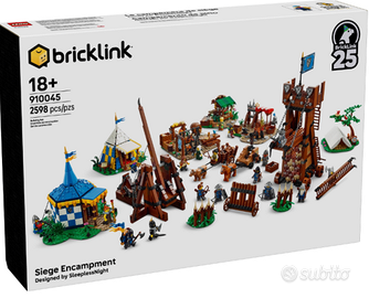 Lego Siege Encampment, serie Bricklink, n. 910045.