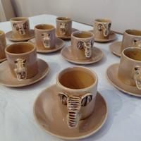 Set 11 tazzine da caffè + 11 piattini – Savana