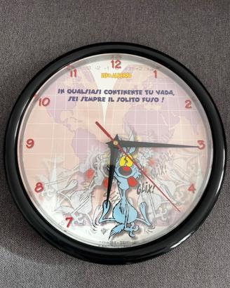 Orologio da parete Lupo Alberto Silver Mick Anni90