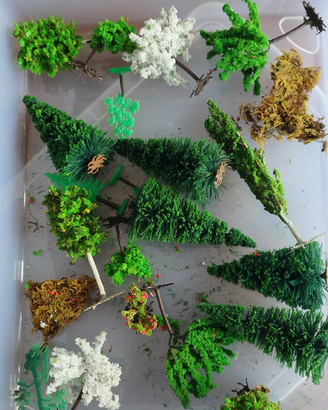 Treni - alberi per plastici e diorami H0