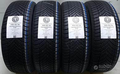 4 GOMME 195 55 16 TRACMAX A70982