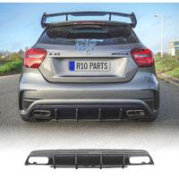 DIFFUSORE MERCEDES CLASSE A W176 AMG 12-18 LOOK A4